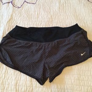 Nike workout shorts - black and gray